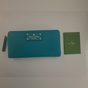 Turquoise Kate Spade Wallet